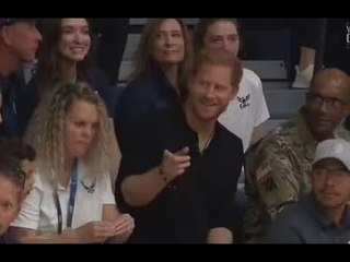 Le prince Harry repéré pour la première fois depuis son voyage au Royaume-Uni alors qu'il soutient