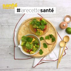 Soupe poulet brocoli au curry