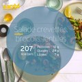 Salade crevette brocoli et lentilles