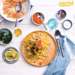 Recette de tagliatelles à la truite fumée en vidéo