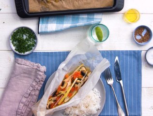 Filets de truite en papillote