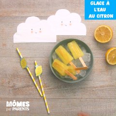 glace à l'eau au citron (sans colorant)