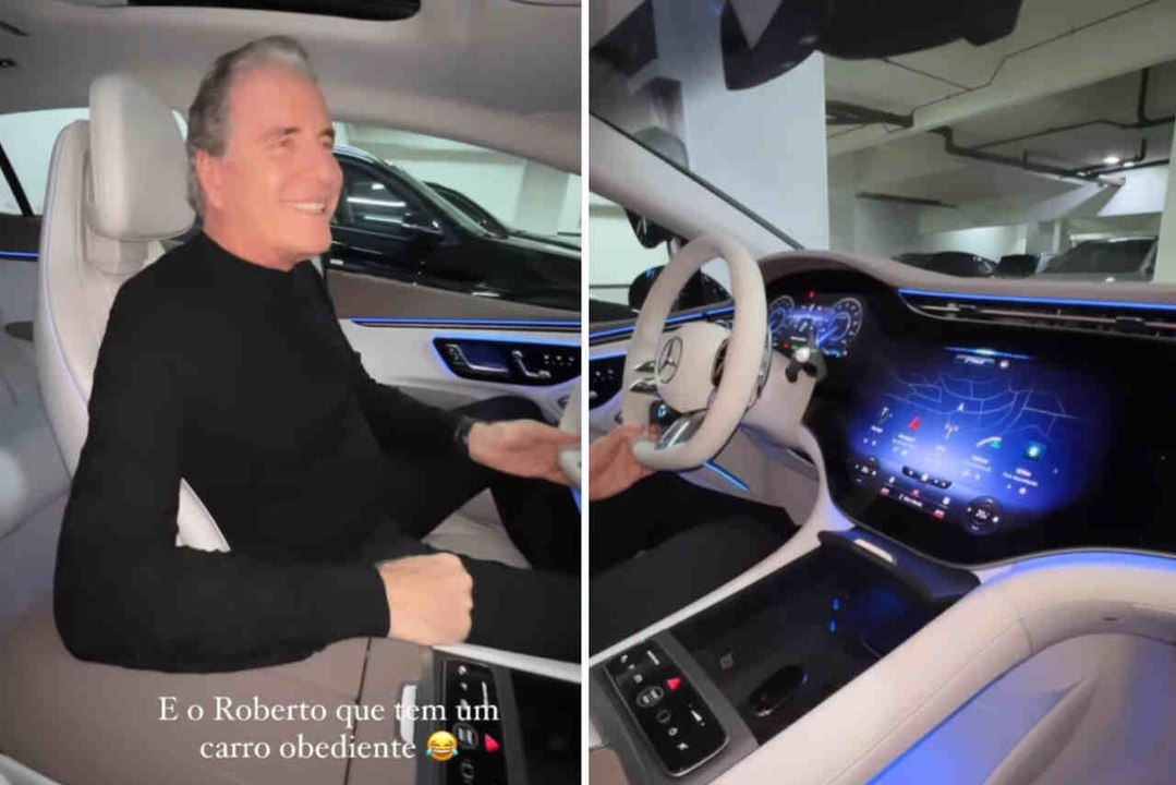 Roberto Justus mostra seu novo carro de luxo avaliado em mais de R$ 1 milhão