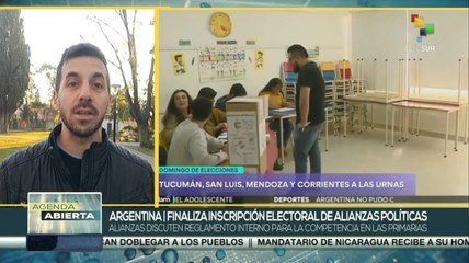 Argentina: Finaliza inscripción electoral de alianzas políticas