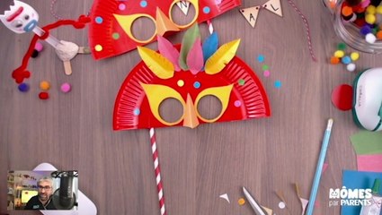 Replay - Mômes Part en Live - masque carnaval en carton