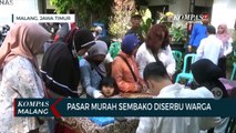 Harga Sembako Mahal, Warga Malang Serbu Pasar Murah