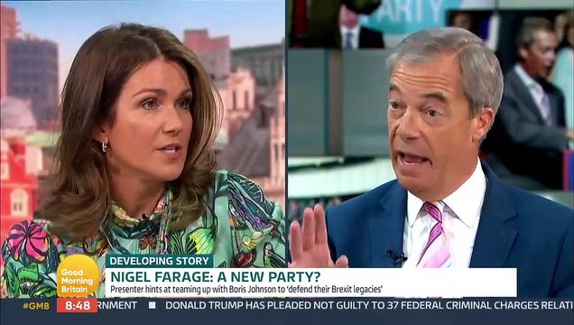 'Sorry, who screwed up Brexit?' Susannah Reid's disbelief at Farage's Boris Johnson claim