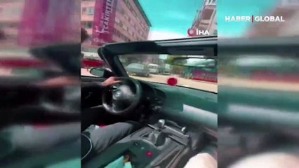 Görüntülerin sosyal medyada yayıldı, polis harekete geçti! Sürücüye 72 bin 110 TL para cezası uygulandı