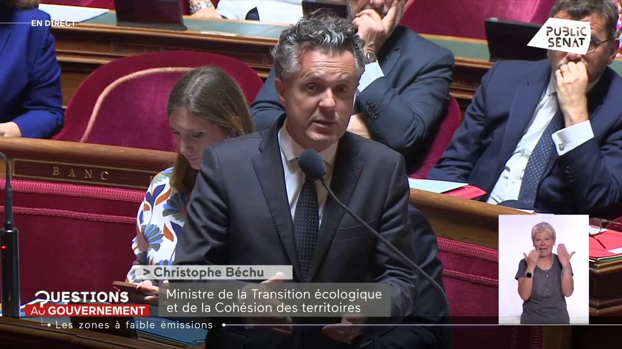 Zones à faibles émissions : Christophe Béchu salue le rapport sénatorial