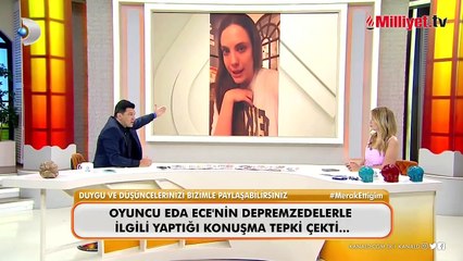 Hakan Ural'den depremzedeleri hedef alan Eda Ece’ye tepki!