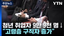 취업자 증가 두 달 연속 35만 명대...제조업 5개월째 감소 / YTN