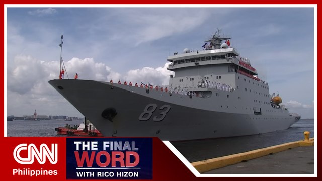 Biggest Chinese naval training ship visits PH