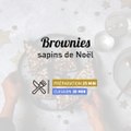 Brownies sapins de Noël