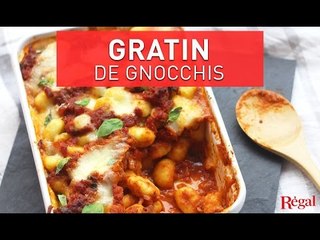 Gratin de gnocchis à la sauce tomate et mozzarella | regal.fr