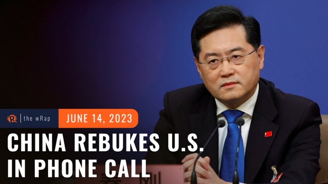 China rebukes US in phone call ahead of Blinken's planned Beijing trip