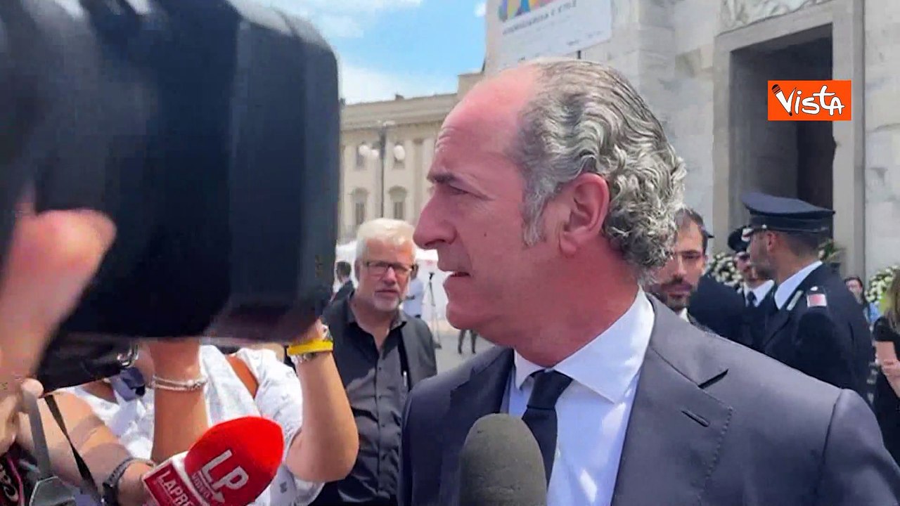 Zaia (Veneto): "Berlusconi una persona geniale, se ne va un pezzo d'Italia"