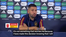 Jordi Alba to decide his future after Nations League