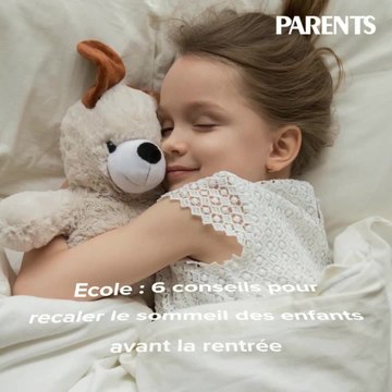 Ecole : 6 conseils pour recaler le sommeil des enfants avant la rentrée