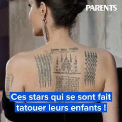 Ces stars qui se sont fait tatouer leurs enfants
