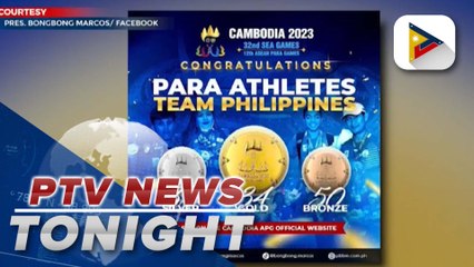 PBBM lauds PH athletes in 2023 ASEAN Para Games