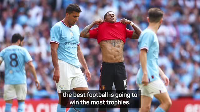 City's treble winners will help England's title push - Rashford