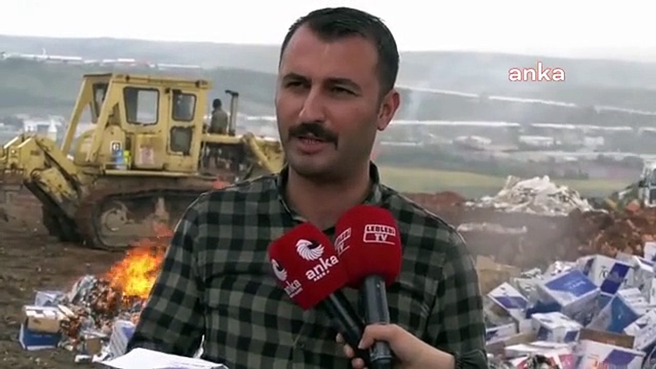Çorum'da Piyasa Değeri 20 Milyon Olan Kaçak Sigara ve İçki İmha Edildi