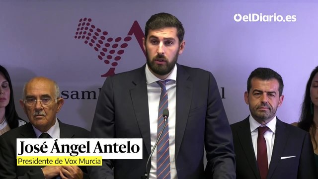 Vox amenaza con ir de nuevo a elecciones en Murcia después de que el PP se haga con la presidencia de la Asamblea