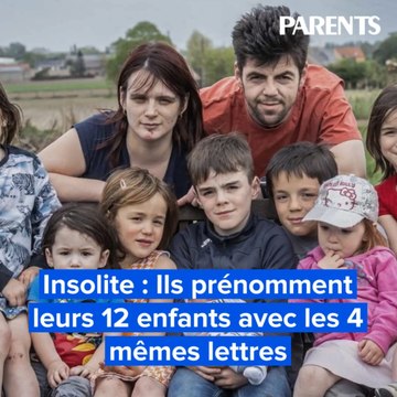 Insolite : Ils prénomment leurs 12 enfants avec les 4 mêmes lettres
