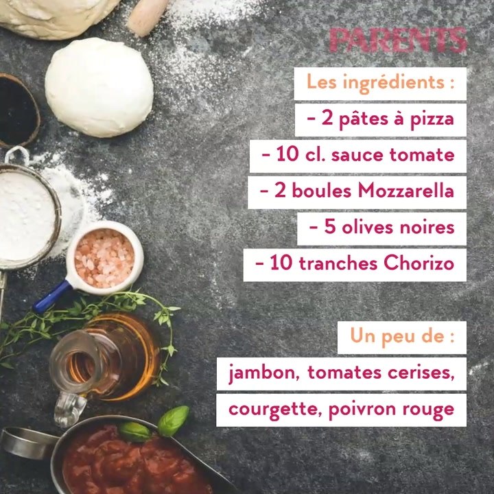 Recette : les mini-pizzas bonhommes
