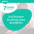 Brosser les dents de bébé sans dentifrice Parents