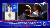 Sociedad Peruana de Cirugía Plástica: intervenciones estéticas no deben practicarse en silla dental