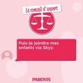 Puis-je contacter mes enfants par Skype ou FaceTime chez l'autre parent ?