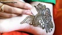 Nice And Unique Looking Mehndi Design For Foot - Latest Mehndi Design Point