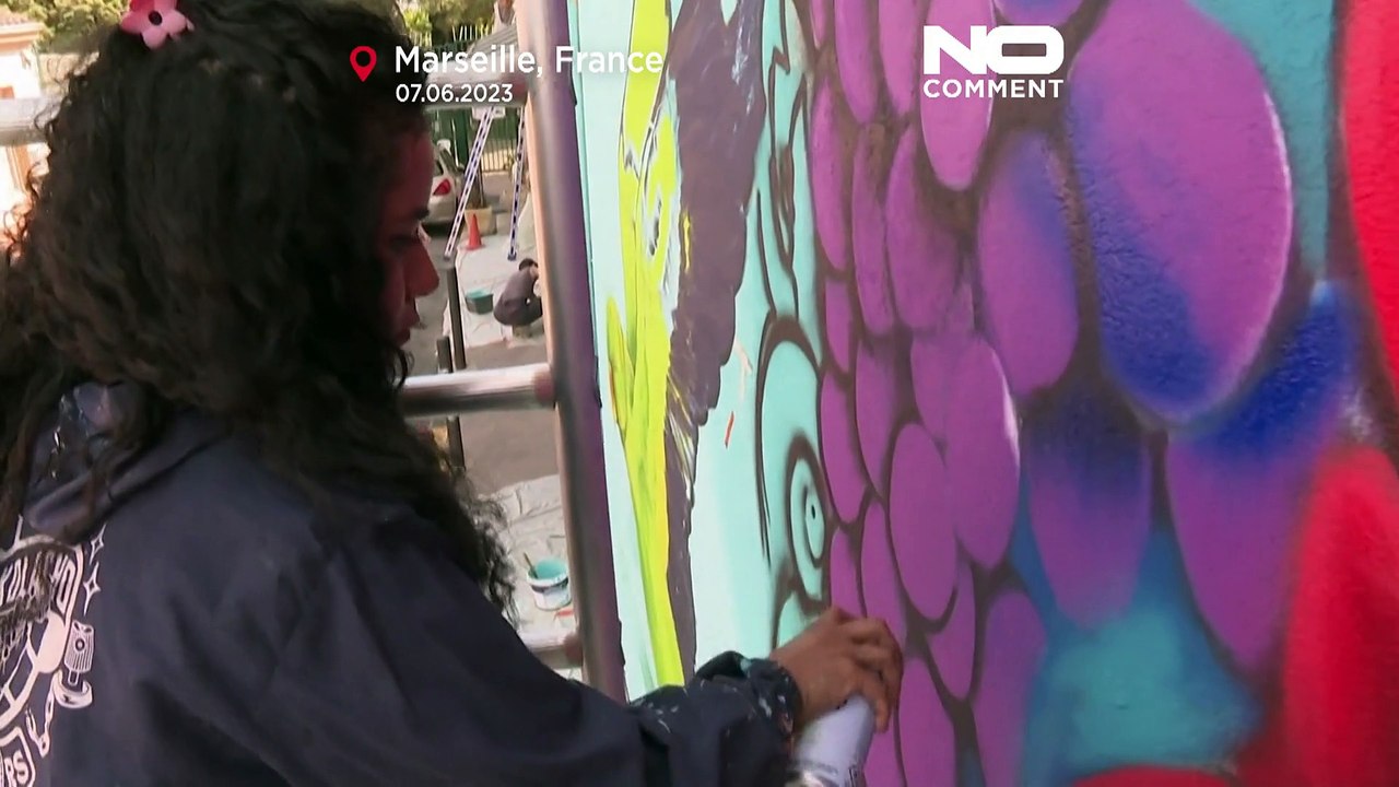 Graffiters colombianos dão vida a um dos bairros mais pobres da Europa