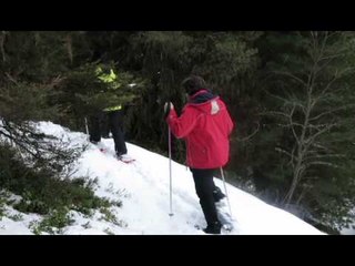 Balade en raquettes à La Tania