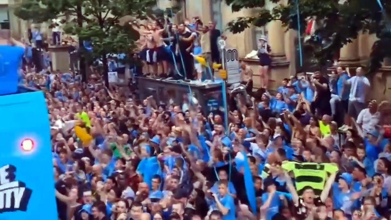 LOTS OF PARTY! UNFORGETTABLE DAY FOR CITY PLAYERS CELEBRATE  CHAMPIONS LEAGUE TITLE
