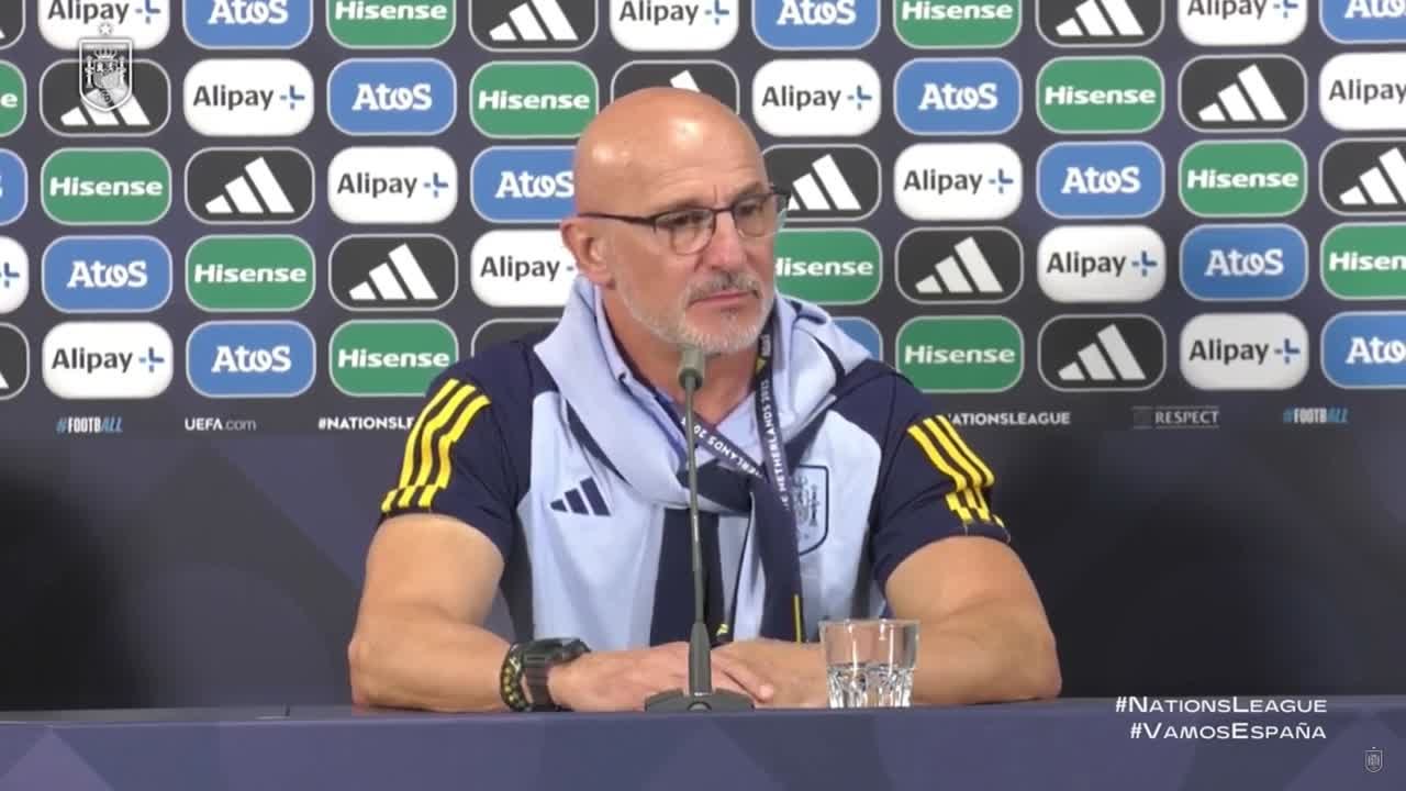 Luis de la Fuente: "Veo a Ansu Fati muy alegre, imagino que será igual en el Barça"