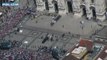 Funerali Berlusconi, le immagini dall'elicottero della polizia in piazza Duomo