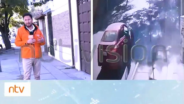 ¡Escapaban! : 'Motoladrones' caen de su moto al tratar de huir luego de un robo