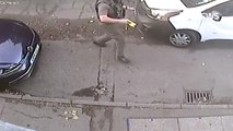 CCTV shows moment Nottingham suspect is tasered and arrested