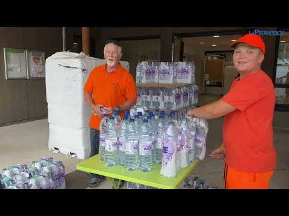 Pénurie d'eau potable à Rognac et Vitrolles : les clients font des stocks de bouteilles