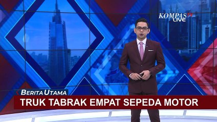 Truk Tabrak 4 Sepeda Motor di Jambi, Tidak Ada Korban Jiwa