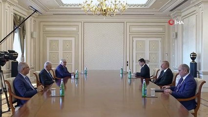Aliyev, Binali Yıldırım'ı kabul etti