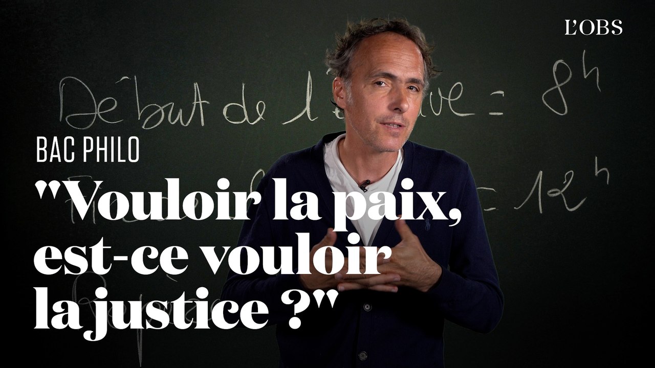 Notre corrigé du bac philo : "Vouloir la paix, est-ce vouloir la justice ?"