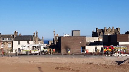 Fire in Kirkcaldy town centre