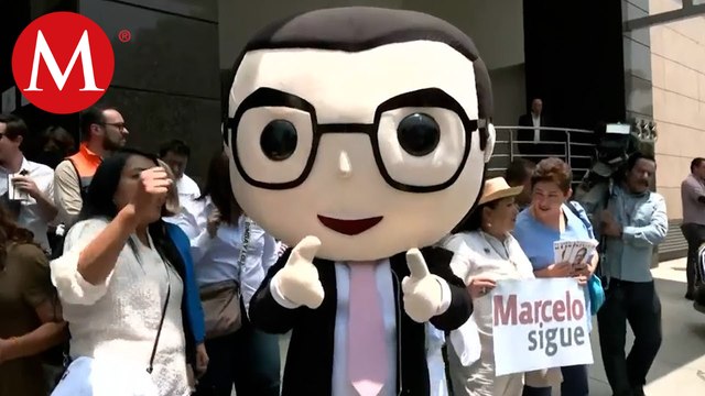 Mario Delgado acude para registro de Ebrard como aspirante a candidatura presidencial de Morena