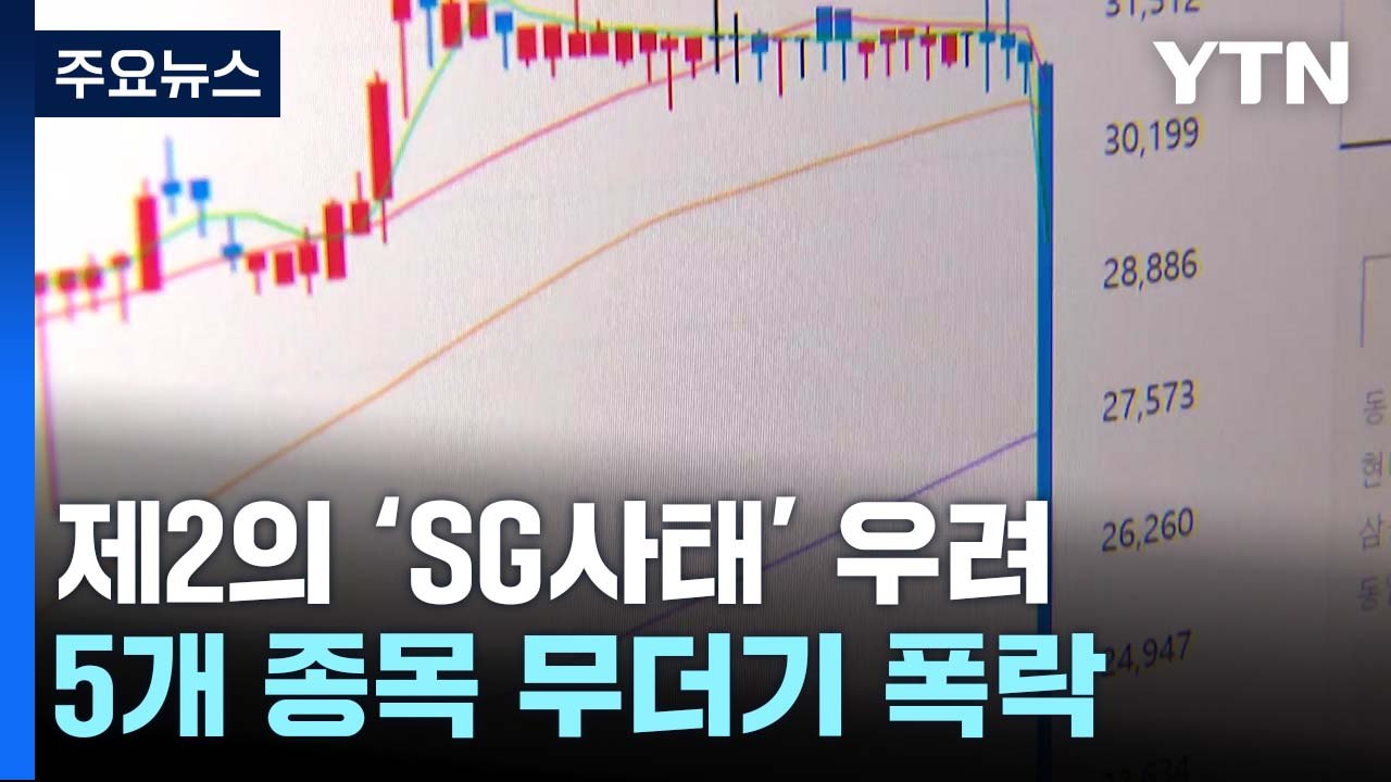 5개 종목 무더기 폭락...금융 당국 "불공정 거래 긴급 점검" / YTN