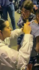 La aparición sorpresa de Rosalía en la Colla de Castellers de Poble Sec