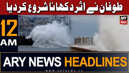 ARY News 12 AM Headlines 15th June | Toofan Nay Asar Dikhana Shuru Kardiya!!