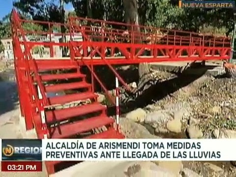 Nueva Esparta | Inauguran puente peatonal del mcpio. Arismendi en el sector Copei